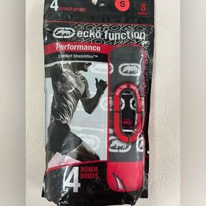 ECKO VALUE 4 PACK MEN'S STRETCH SOFT BOXER BRIEFS SIZE SMALL 28"-30" NEW IN PACK